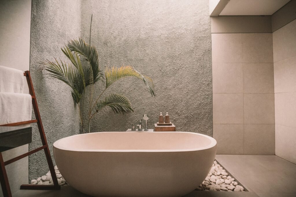 Earthy Colors bathroom