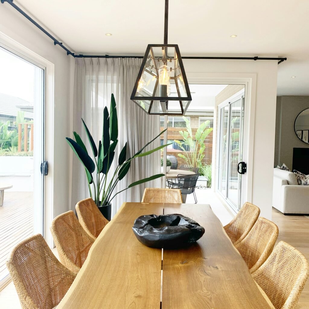 Earthy Colors wooden dining