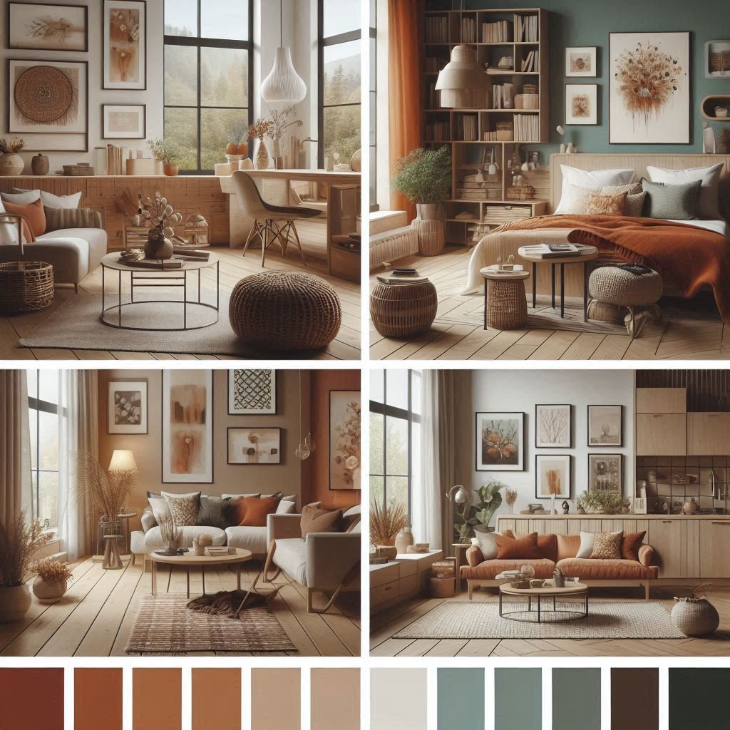 earthy tones interior idea