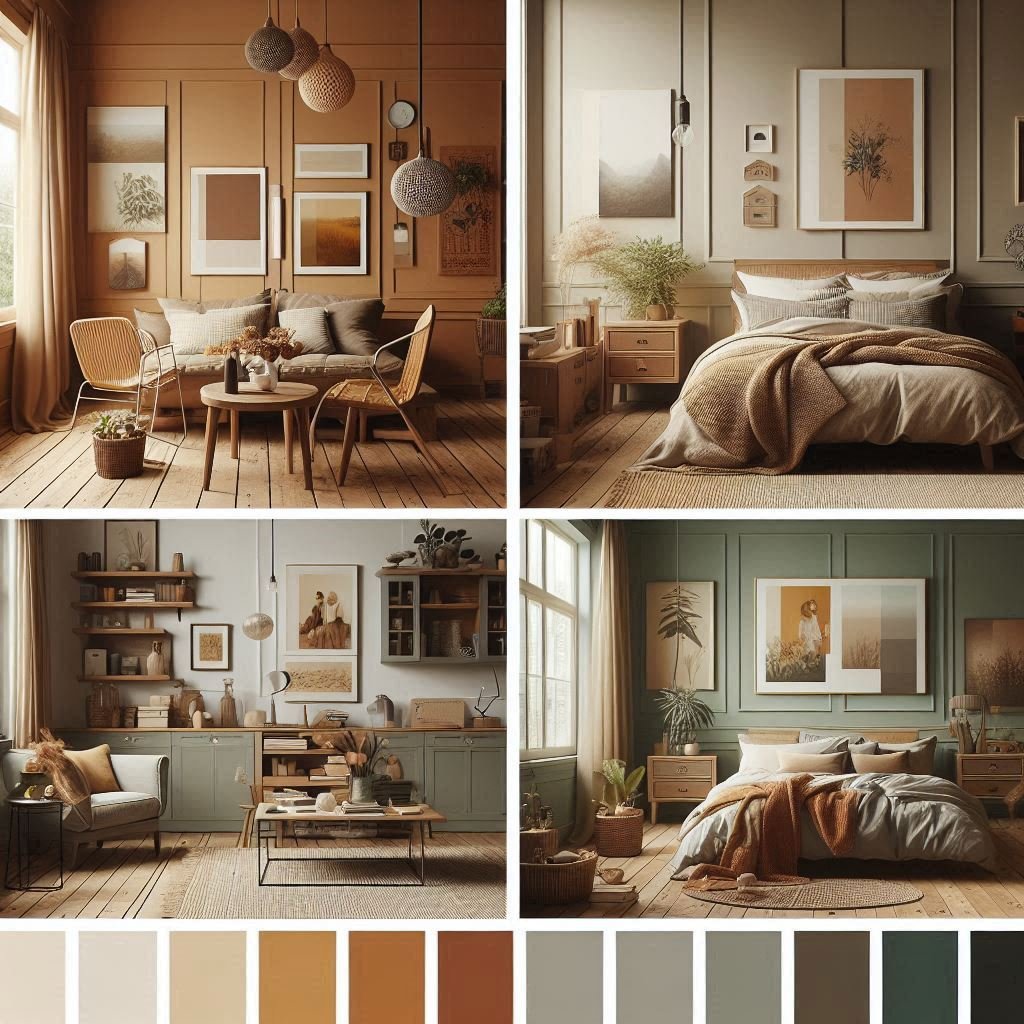 Earthy colours interior ideas