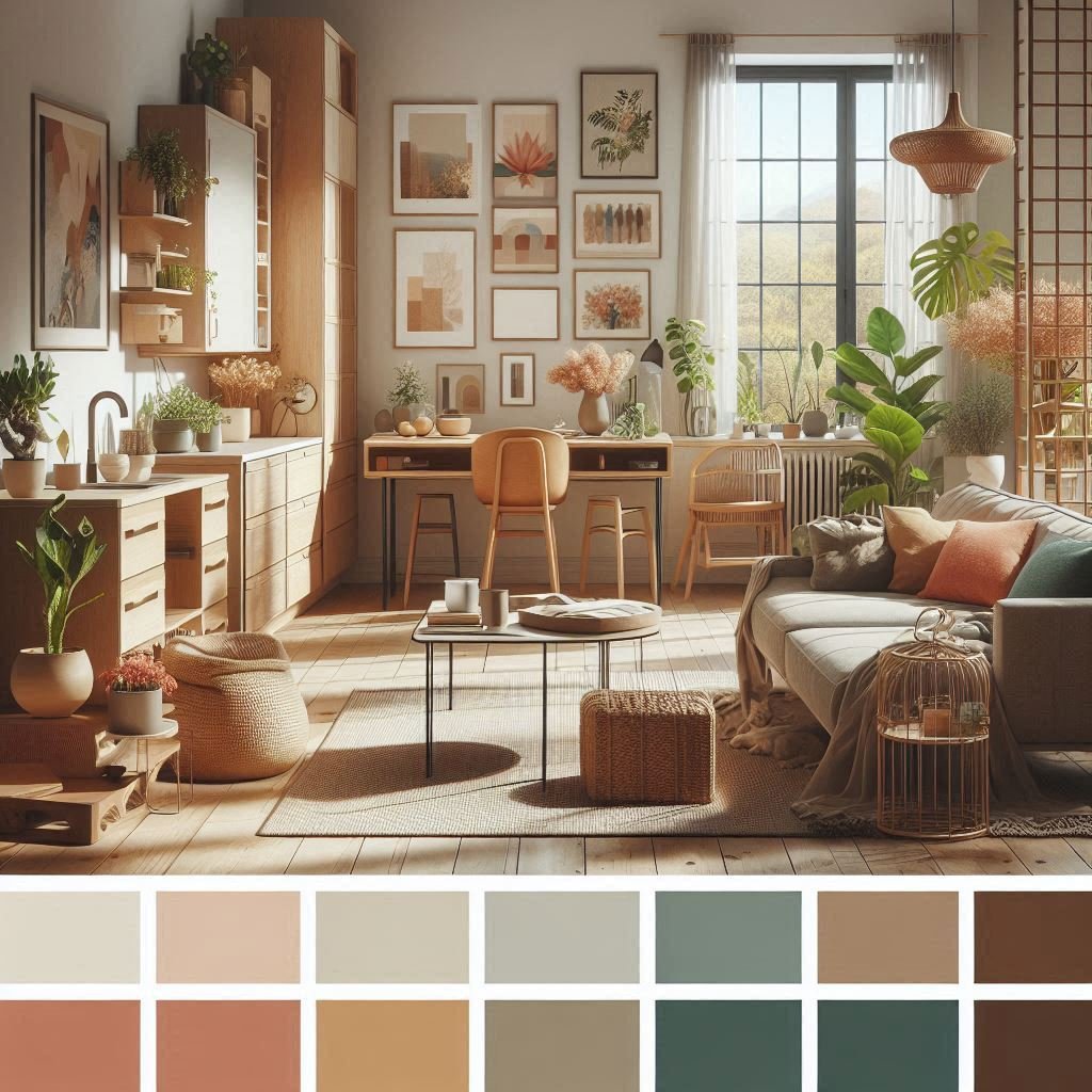 earthy colors interior