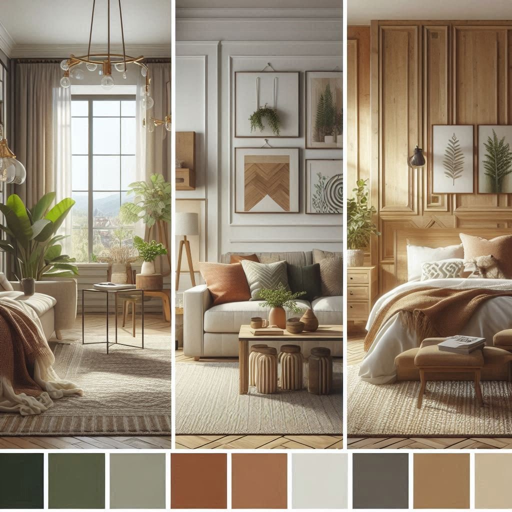 Earthy colours shades